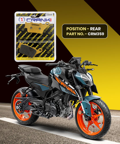 Crank1 Ceramic Brake Pads for KTM RC / DUKE 125