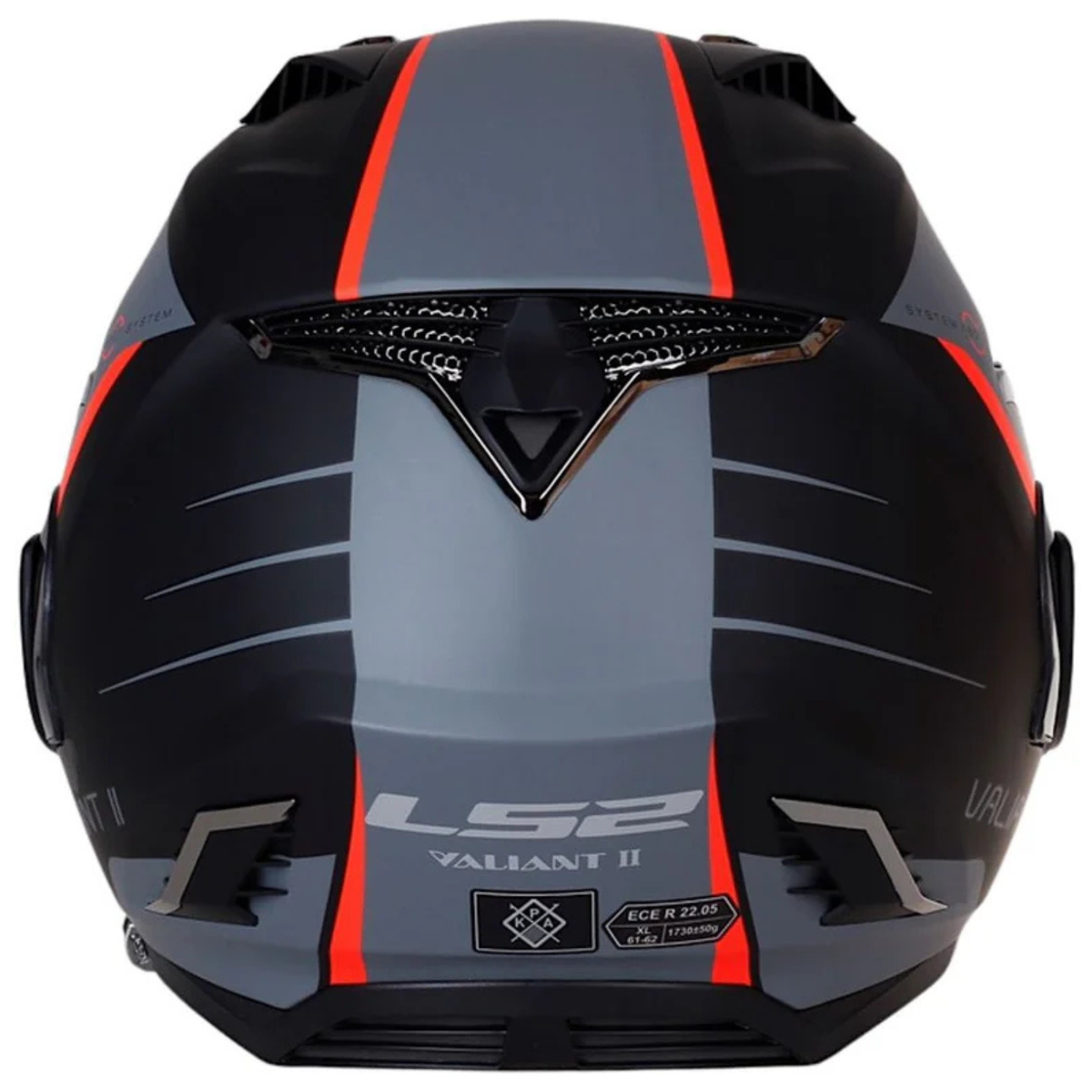 LS2 FF900 Valiant II Codex Helmet - Matt Black Titanium - LS2