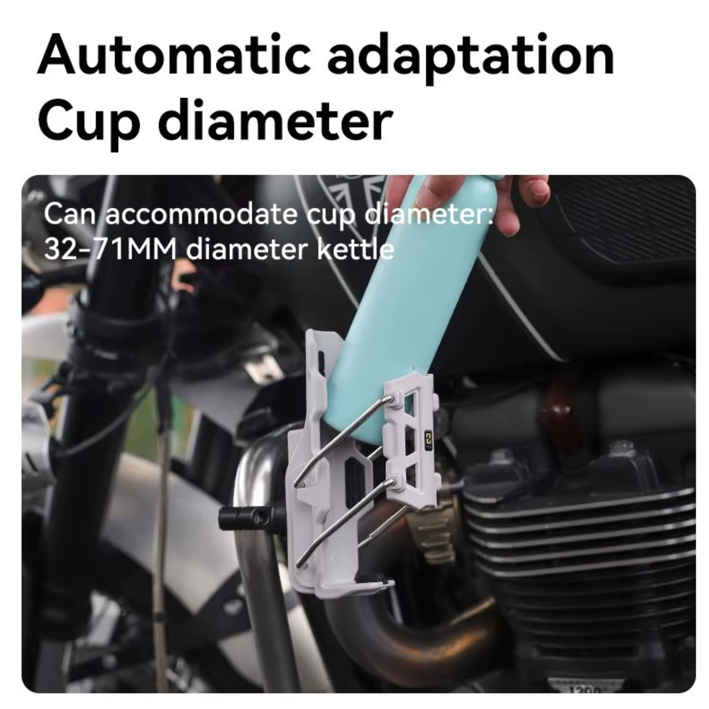 SMNU Universal Adjustable Motorcycle Water Bottle Holder