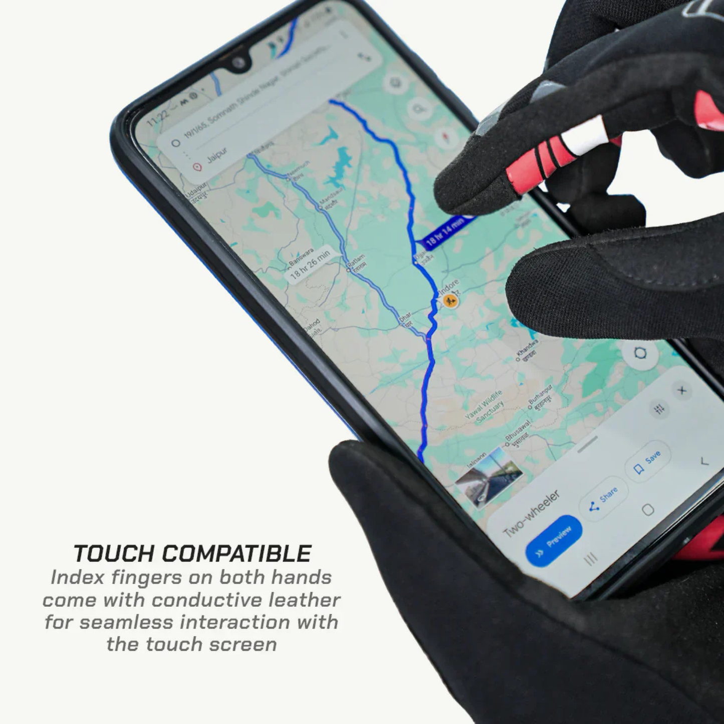 Viaterra Roost V2 Offroad Motorcycle Gloves - Cactus