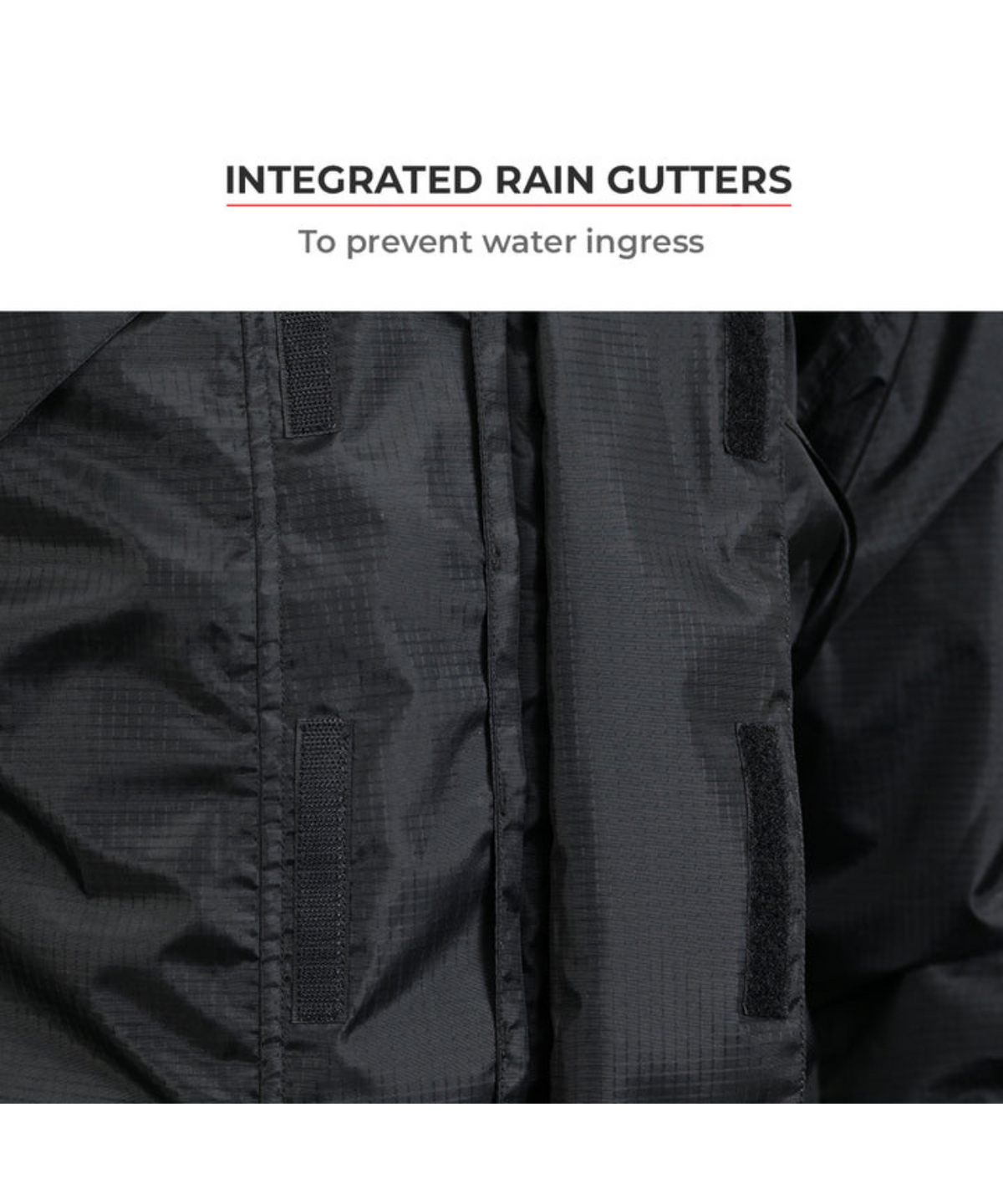 Viaterra P300 Motorcycle Rain Jacket - Black Green - Viaterra