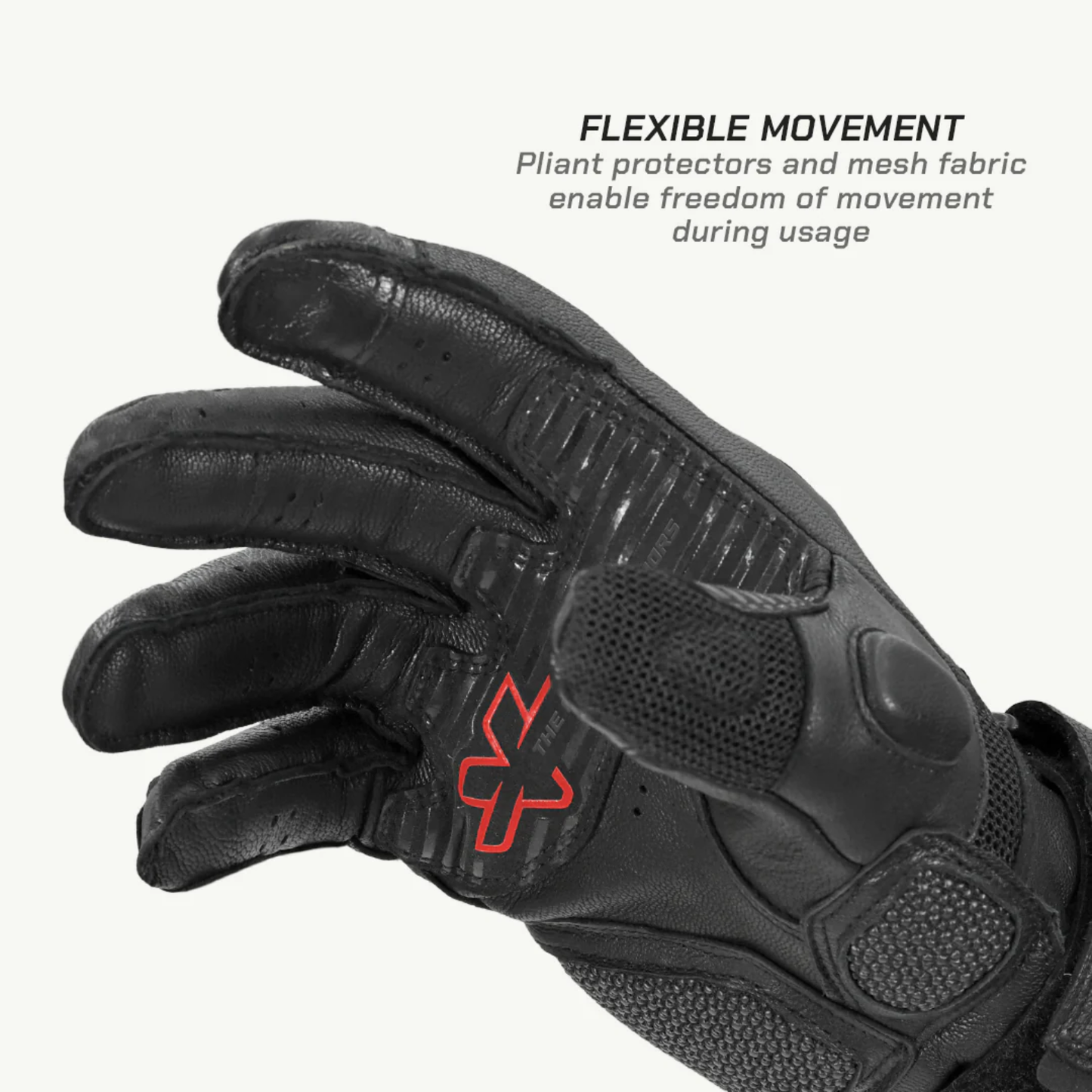 Viaterra Kruger 2 Full Gauntlet Motorcycle Riding Gloves - Olive