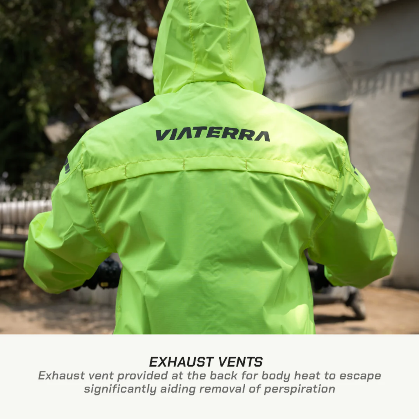 Viaterra B100 Rain Jacket (2026) - Fluoroscent Green