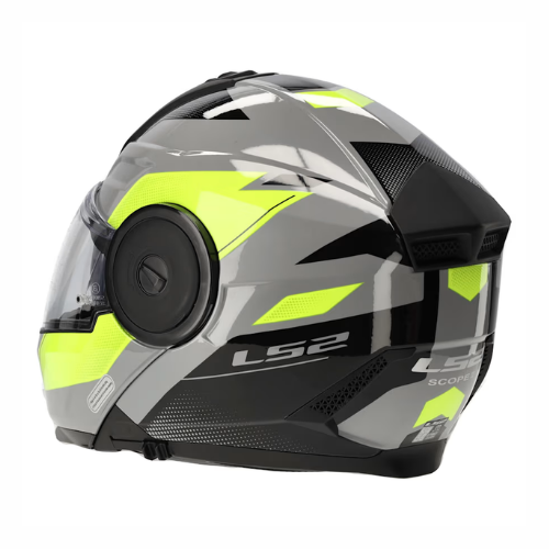 LS2 FF902 Scope ll Duria Helmet - Gloss Grey Hi-Viz Yellow