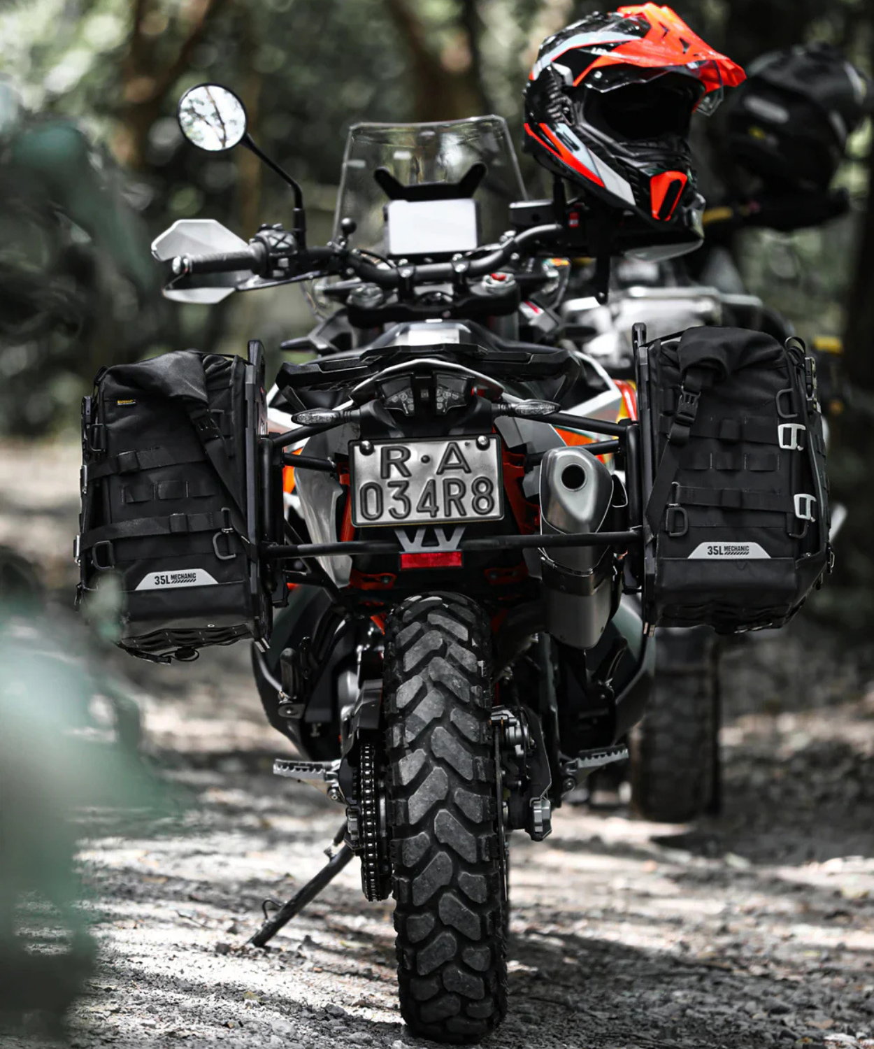 Rhinowalk 35L Quick Release Saddle Bag for Motorcycle (Set of 2) - MJX2004