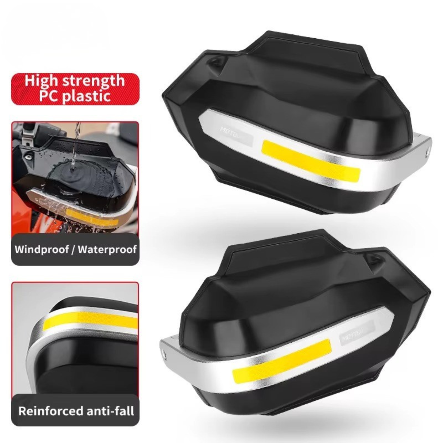 Motowolf Motorcycle Hand Guard - MDL3704