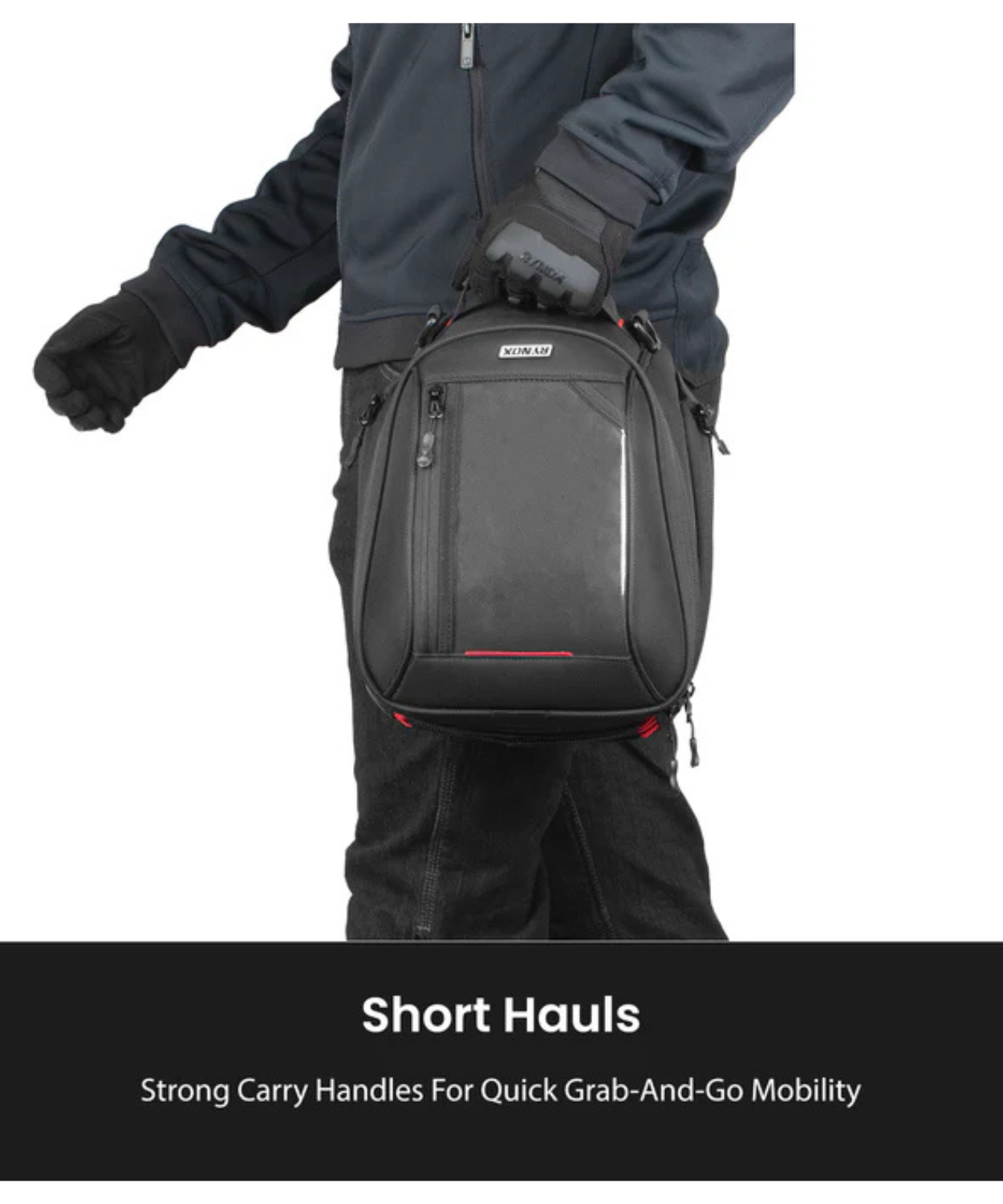 Rynox Optimus V3 Magnetic Tank Bag - 10L - Black