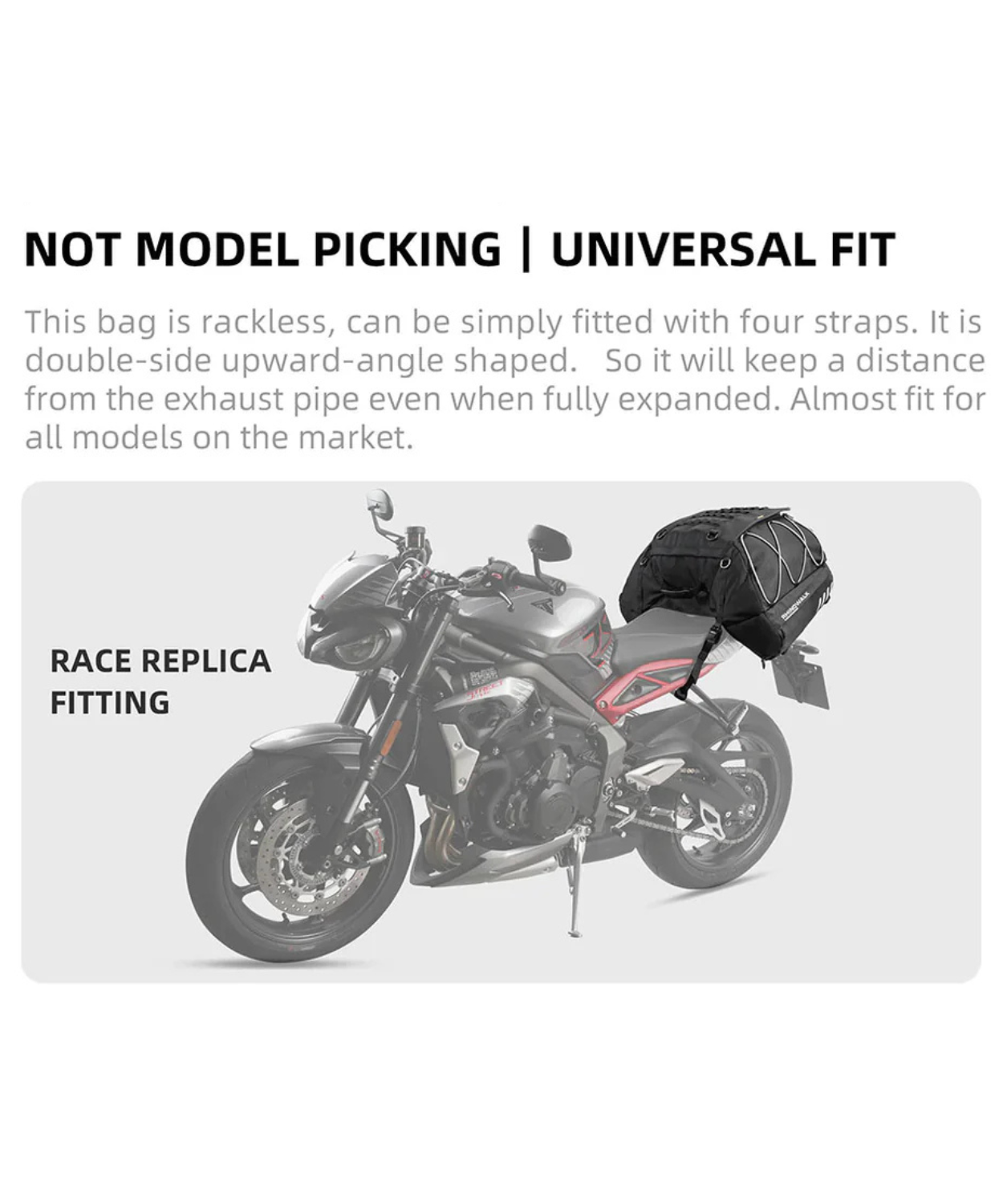 Rhinowalk 50L Waterproof Tail Bag - MT3550