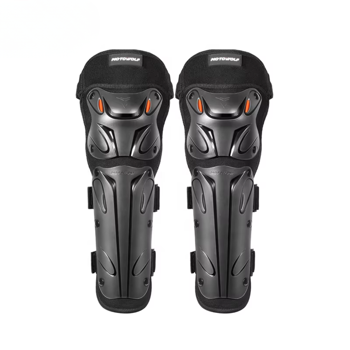 Motowolf Knee and Elbow Guard - MDL1010 - Black - Motowolf