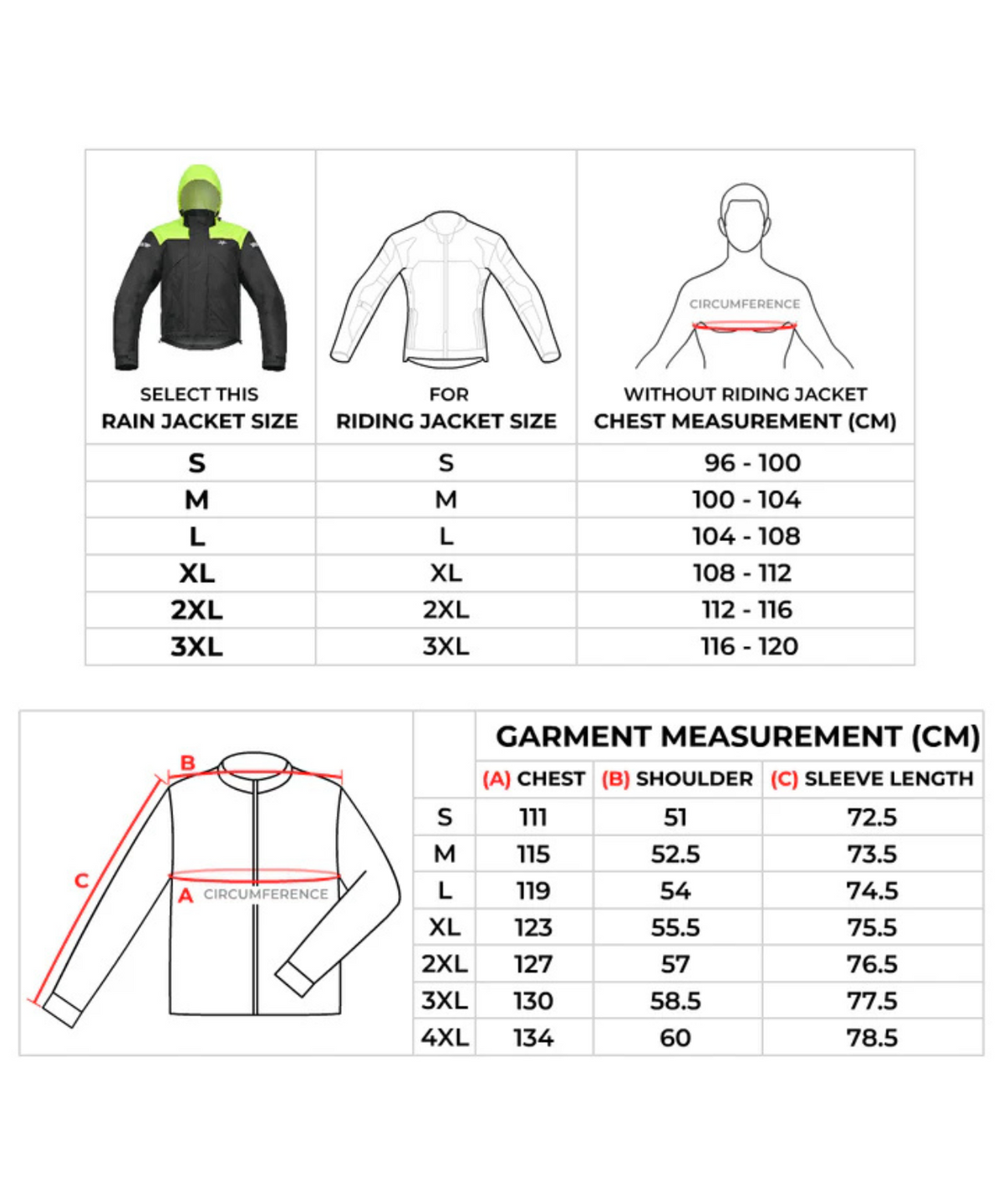 Viaterra P300 Motorcycle Rain Jacket - Black Green - Viaterra