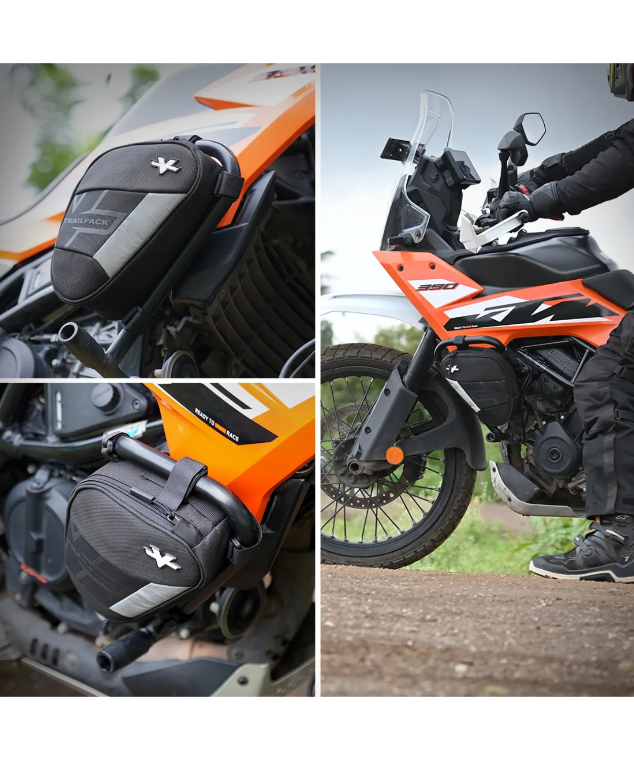Viaterra Gen 2 Trailpack for KTM Adventure / Enduro 250 / 390 (Set of 2) - 2025 Model