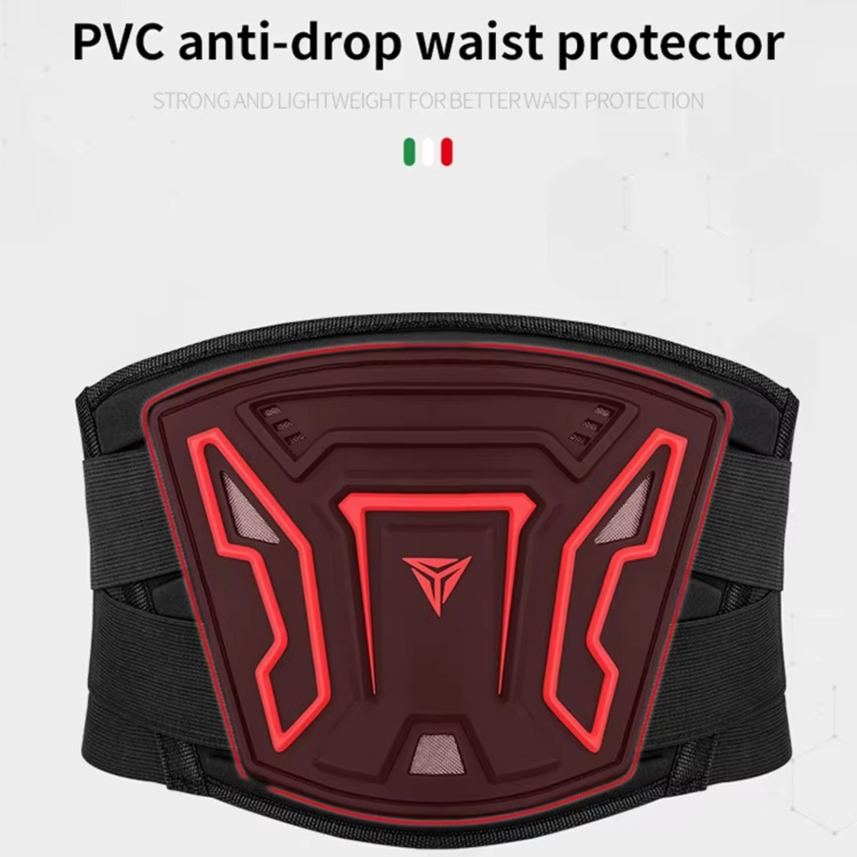 Motowolf Riding Waist Protector - MDL1028 - Red - Motowolf