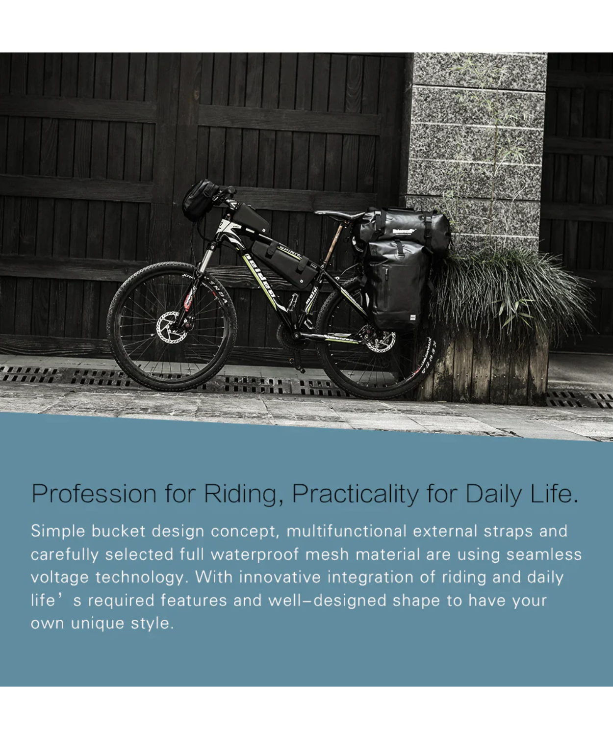 Rhinowalk 20L Waterproof Multifunctional Tail Bag - RK19660