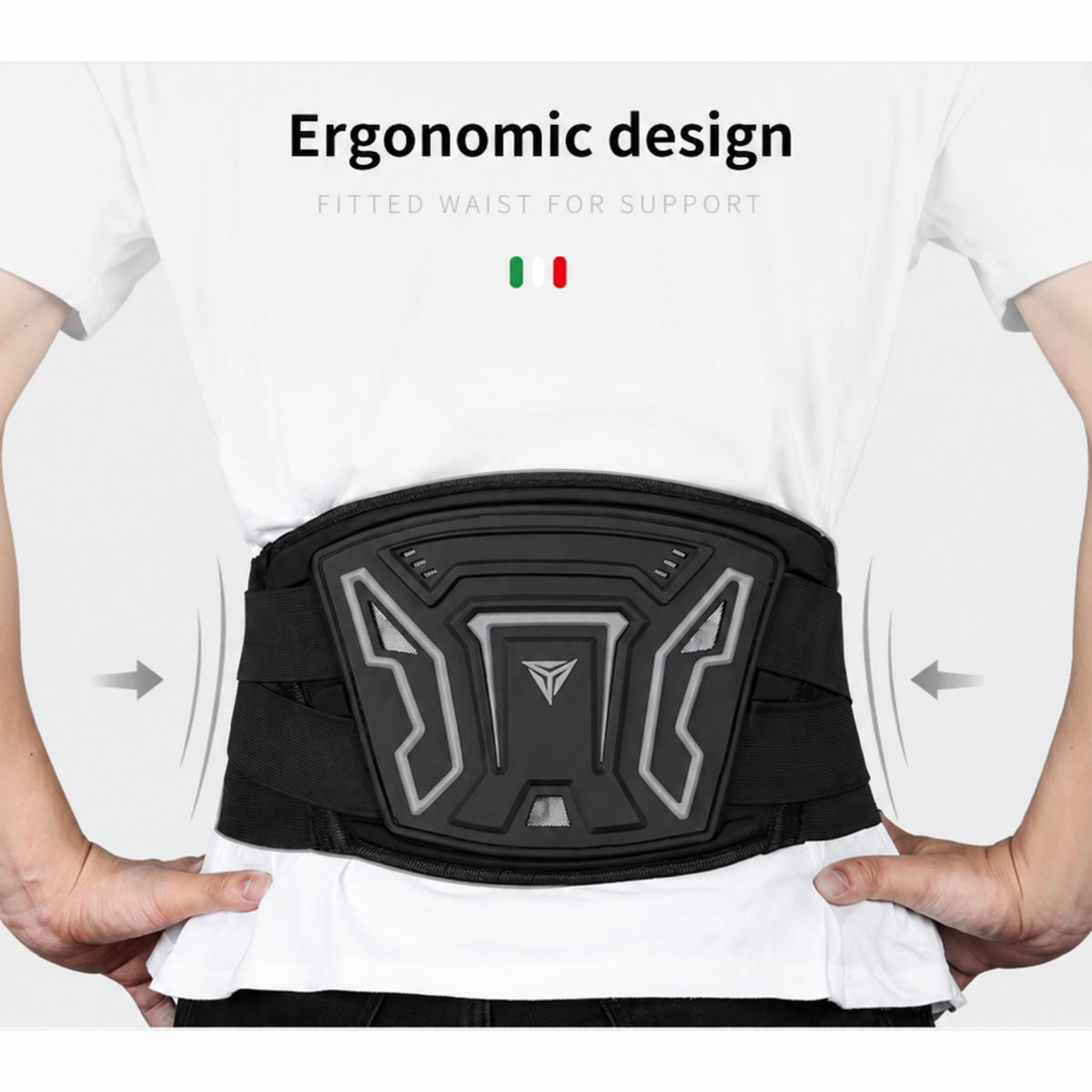 Motowolf Riding Waist Protector - MDL1028 - Black - Motowolf