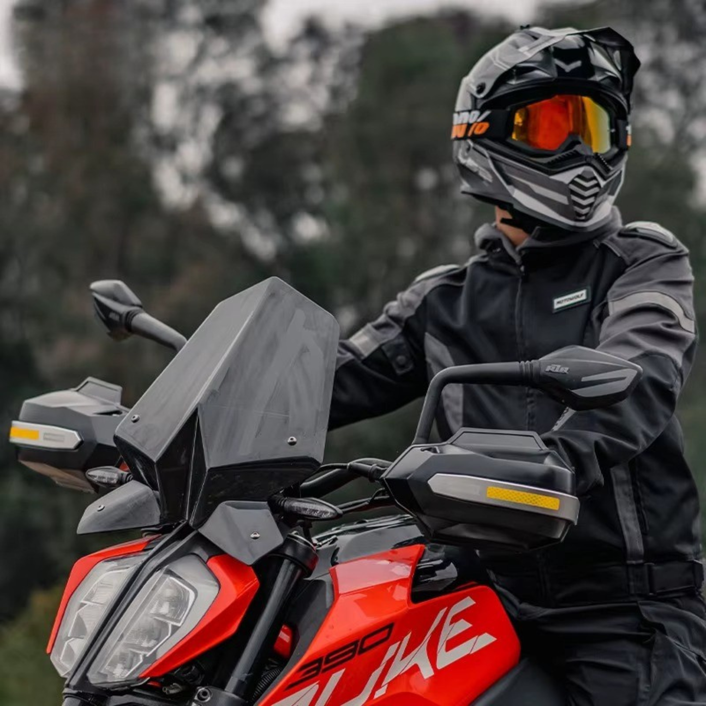 Motowolf Motorcycle Hand Guard - MDL3704