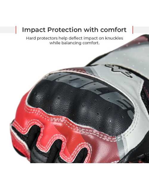 Viaterra Holeshot Pro Semi Gauntlet Hybrid Riding Gloves - Black Yellow