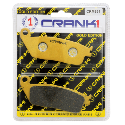 Crank1 Ceramic Brake Pads for Kawasaki Ninja 650 (2017-20)