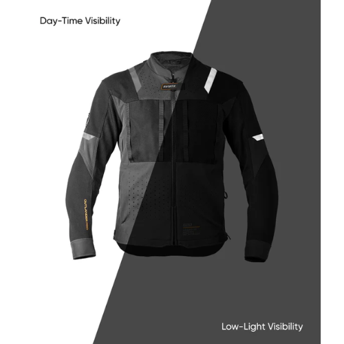 Rynox Outlander Pro CE Certified Class AA Motorcycle Riding Jacket - Black