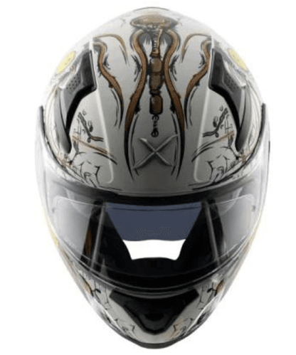 Axor Apex Sea Devil Helmet - Gloss White Gold