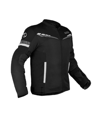 Rynox Air GT 4 Motorcycle Riding Jacket - Black White