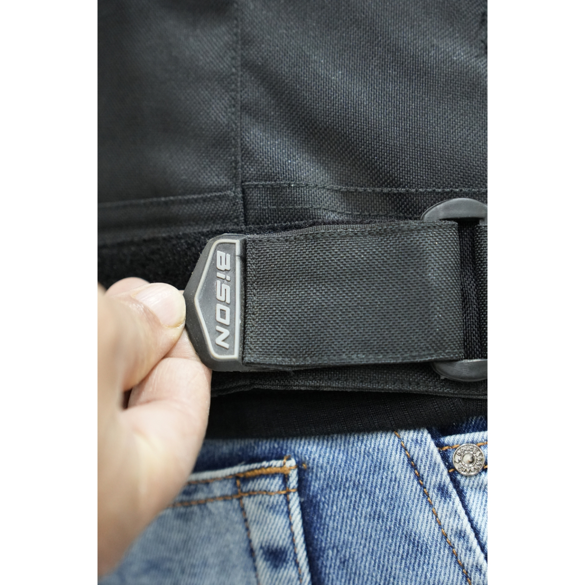 Bison ProGear Clavis Riding Jacket - Black Red