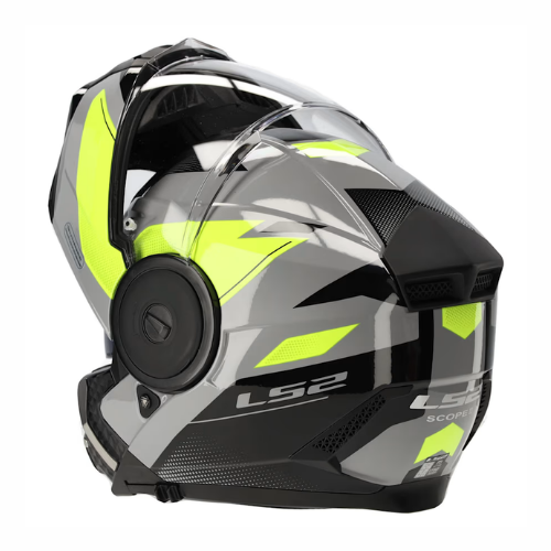 LS2 FF902 Scope ll Duria Helmet - Gloss Grey Hi-Viz Yellow