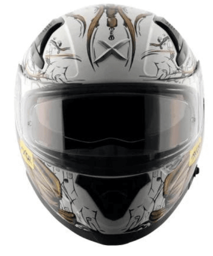 Axor Apex Sea Devil Helmet - Gloss White Gold