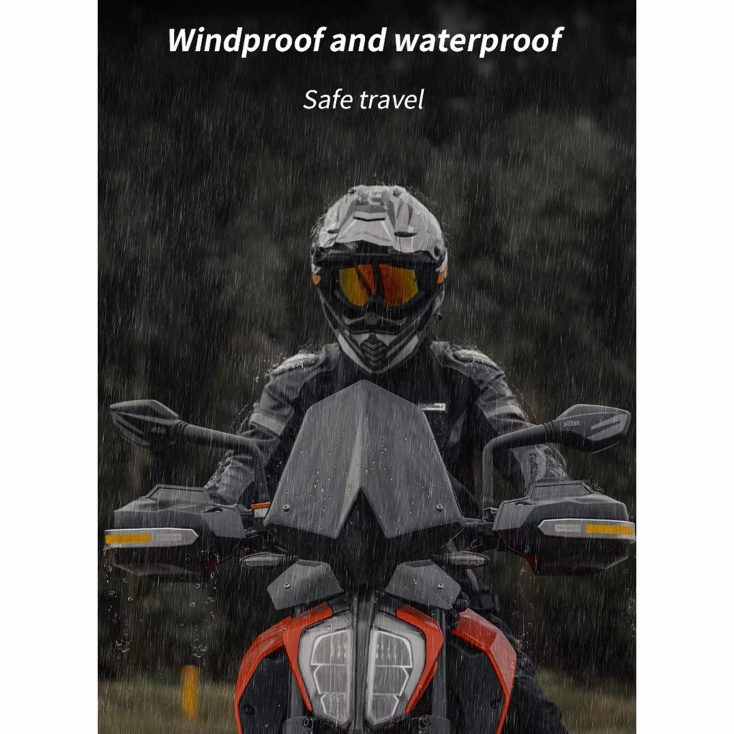 Motowolf Motorcycle Hand Guard - MDL3704