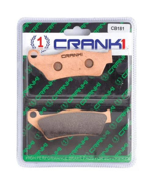 Crank1 Fully Sintered H2 Series Brake Pads for Royal Enfield Himalayan