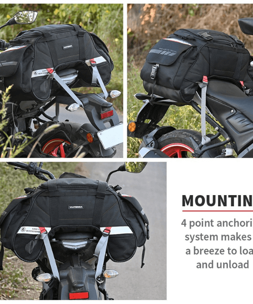 Buy Viaterra Claw Mini 48L Waterproof Tail Bag Black – Bikester