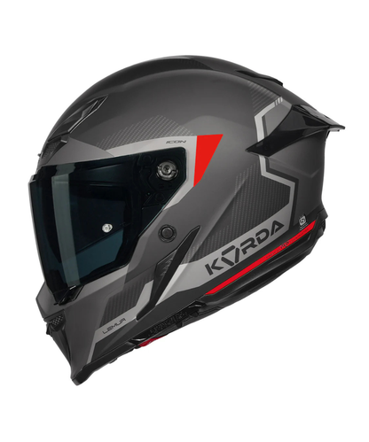 Korda Icon Lemur Helmet - Matt Red
