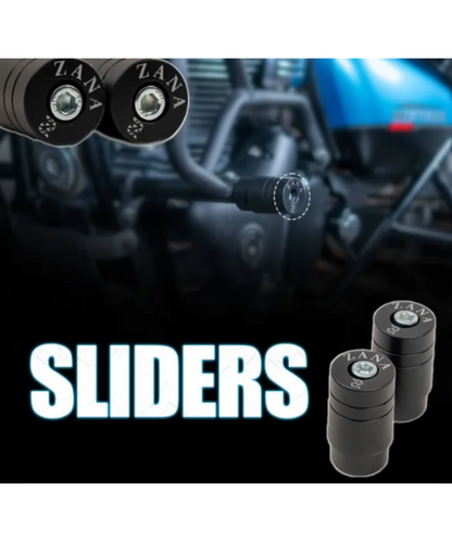 Zana Crash Guard Sliders for Dominar 250/400 / Pulsar NS400z / Harley Davidson X440 - ZI-7011