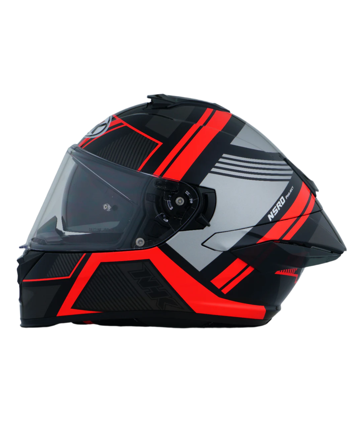 NHK K5R V2 Fader Helmet - Gloss Black Red