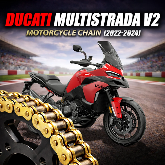 Crank1 Ducati Multistrada V2 (2022-2024) 525 Pitch ZVM-X 114L Chain - Gold
