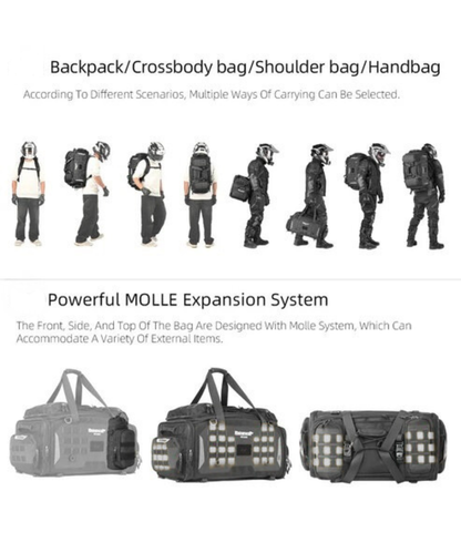 Rhinowalk Mechanics Series Tail Bag 70L - MJX2003BK