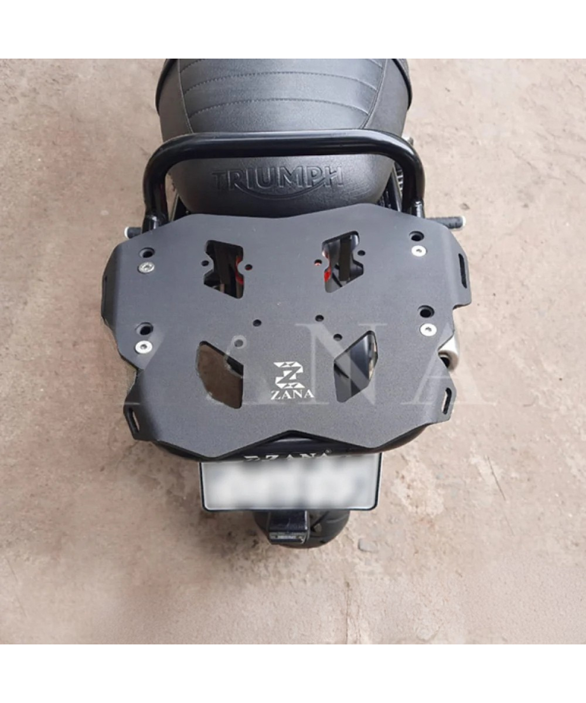 Zana Triumph Street Twin Top Rack with Plate T-1 - ZI-5100 - Zana