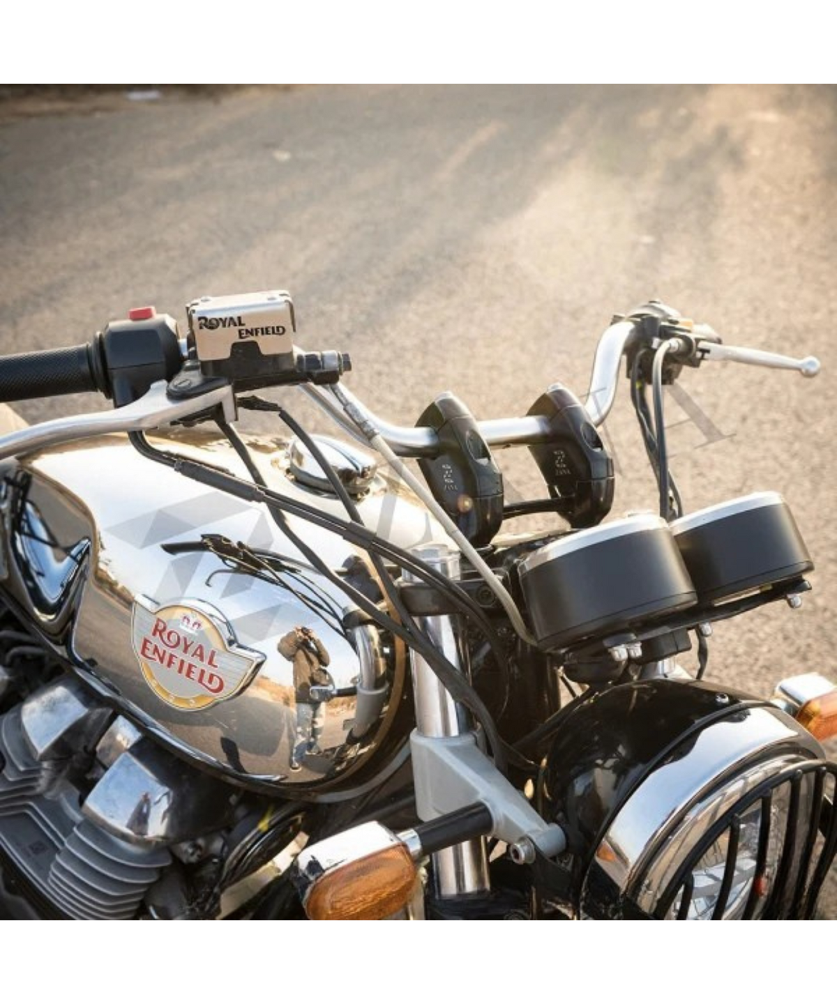 Zana Royal Enfield Interceptor 650 / Continental GT 650 Angular Handle Riser - ZI-8119 - Zana