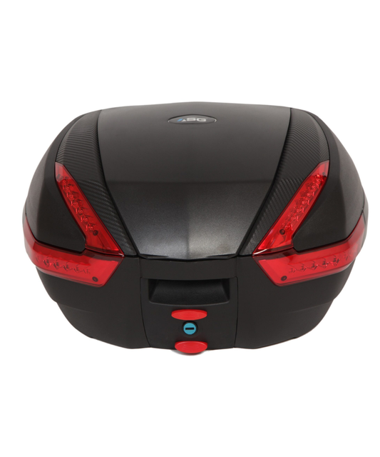 ASG SG 47 Liters Top Box - Black Red
