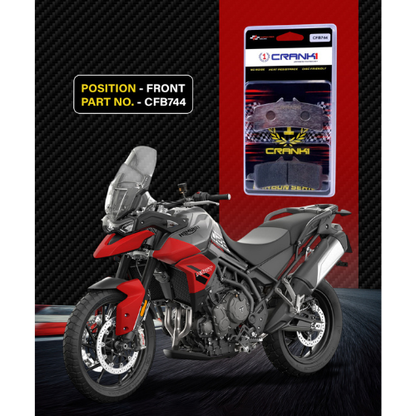 Crank1 Carbon Brake Pads for Triumph Tiger 850 (2020 Onwards)