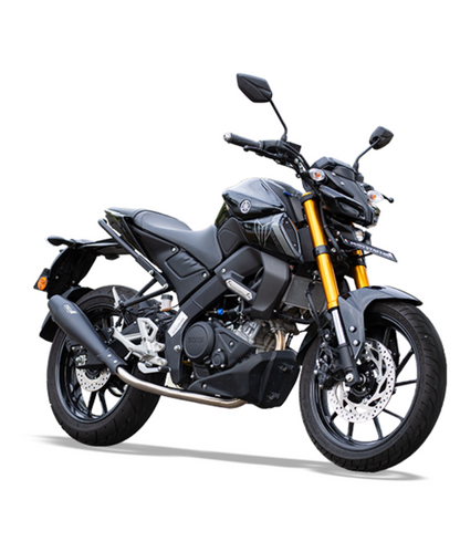 Silver Stallion Yamaha Strom M15 Full System Performace Exhaust - Black Matt