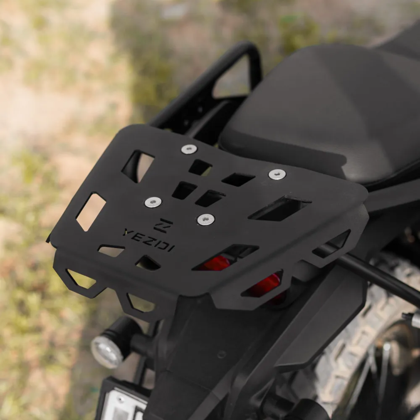 Zana Yezdi Adventure (2025) Top Rack Plate - Black - ZI-8670