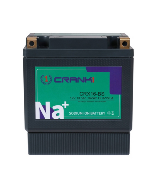 Crank1 Sodium ION Factory Activated Battery - CRX16-BS