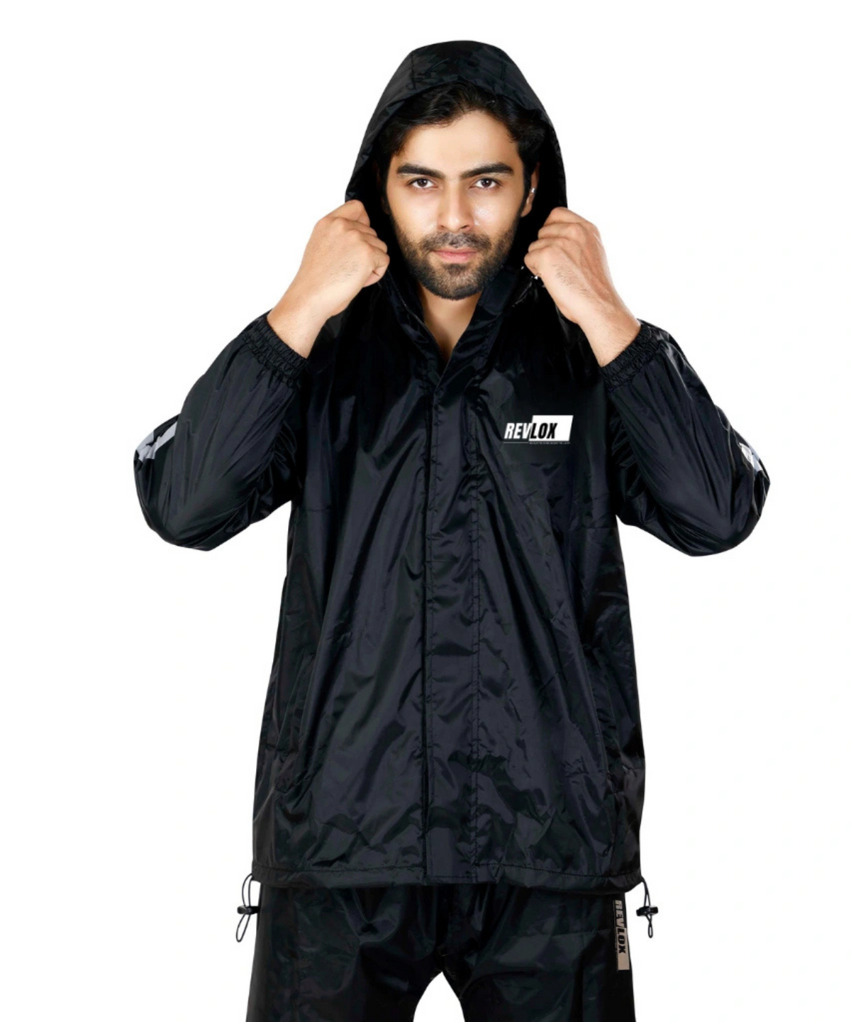 Revlox Rain Jacket - Black - Revlox