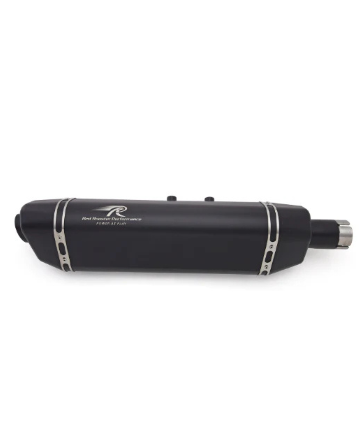 Red Rooster Performance Vertex Exhaust for Himalayan 411/ Scram 411 / Scram 440 - Black Matte