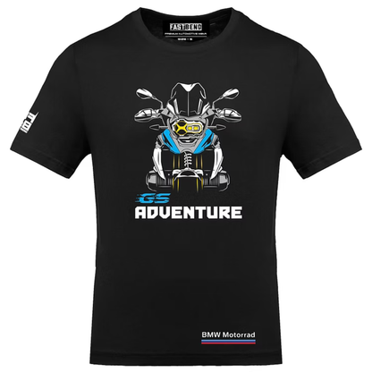 Fast Bend BMW GS Motorrad Tshirt - TF 428 - Black
