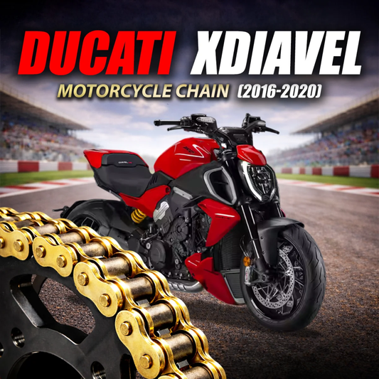 Crank1 Ducati XDiavel (2016-2020) 525 Pitch ZVM-X 118L Chain - Gold