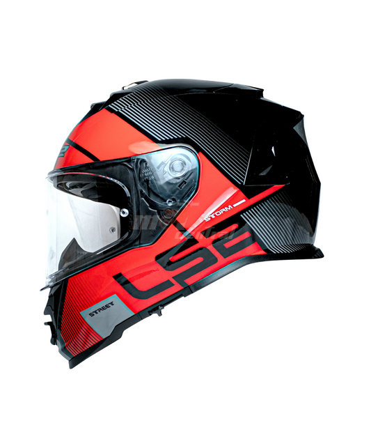 LS2 FF800 Storm II Epic Full Face Helmet - Red Grey