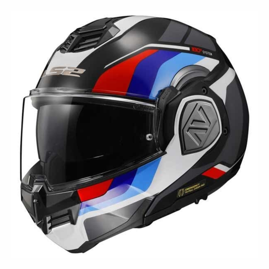 LS2 FF901 Advant Sport Helmet - Gloss Black Blue Red