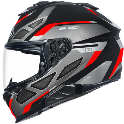 HJC I71 Zest MC1 Helmet - Black Red