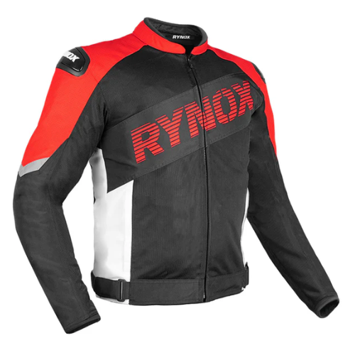Rynox Delta GT Motorcycle Riding Jacket - Black Red